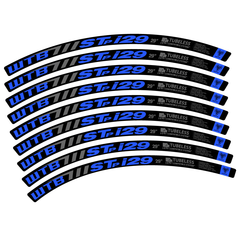 Stickers WTB ST i29 compatibles - Autocollants roue vélo VTT