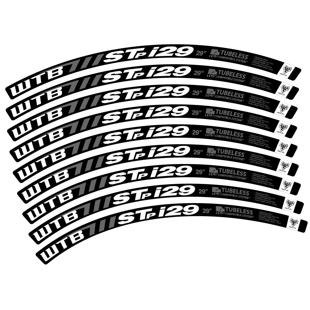 Stickers WTB ST i29 compatibles - Autocollants roue vélo VTT