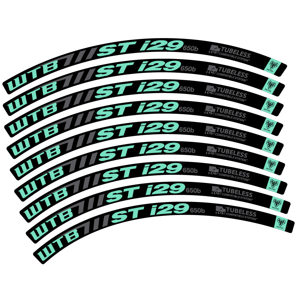 Stickers WTB ST i29 compatibles - Autocollants roue vélo VTT