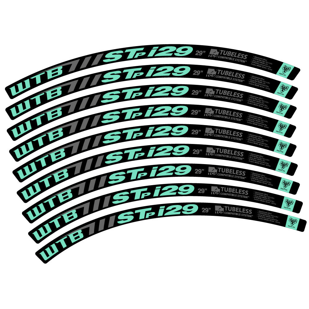 Stickers WTB ST i29 compatibles - Autocollants roue vélo VTT