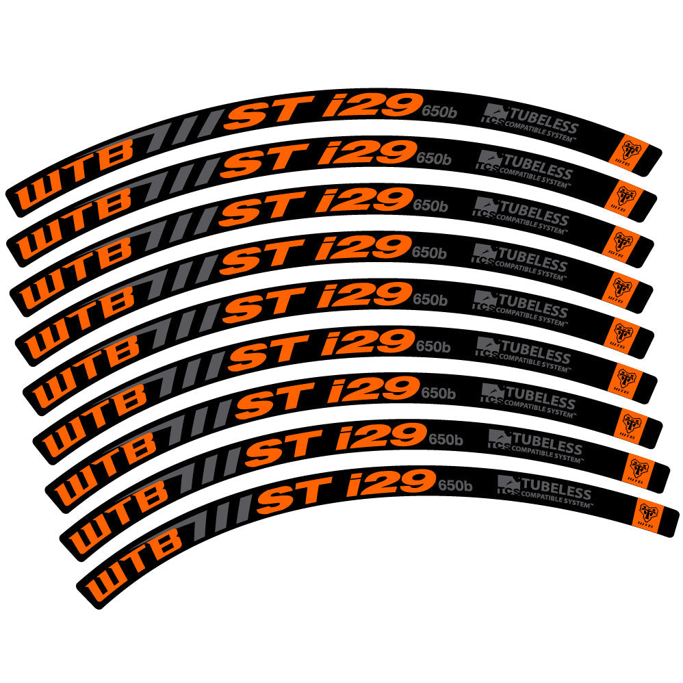 Stickers WTB ST i29 compatibles - Autocollants roue vélo VTT