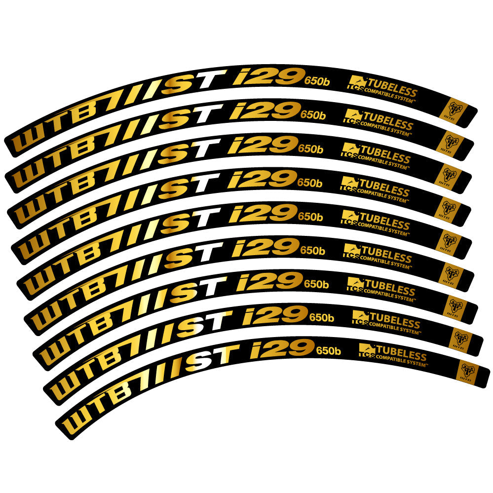 Stickers WTB ST i29 compatibles Autocollants roues VTT 27.5"
