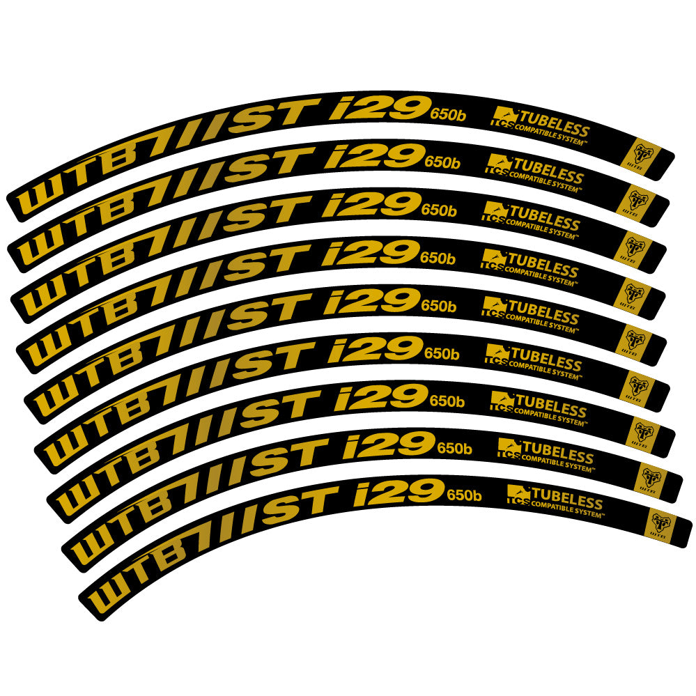Stickers WTB ST i29 compatibles - Autocollants roue vélo VTT