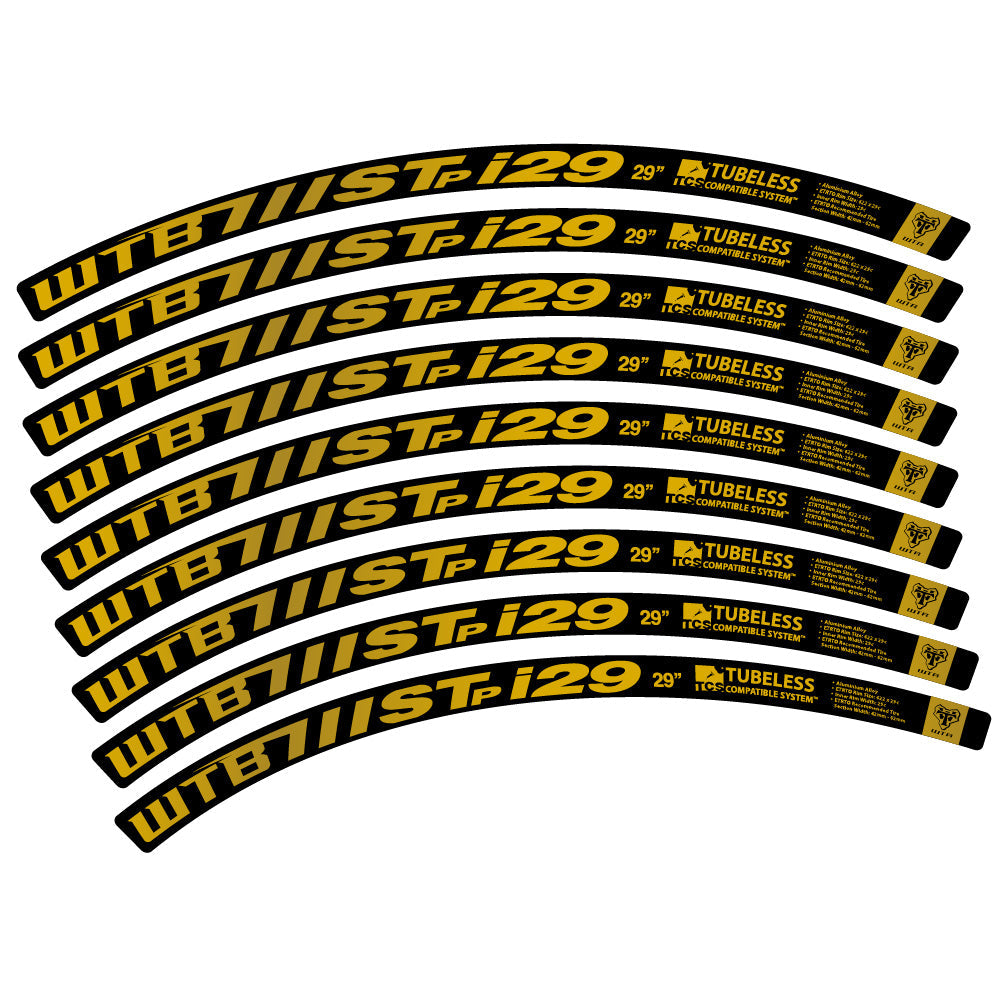 Stickers WTB ST i29 compatibles Autocollants roues VTT 29"