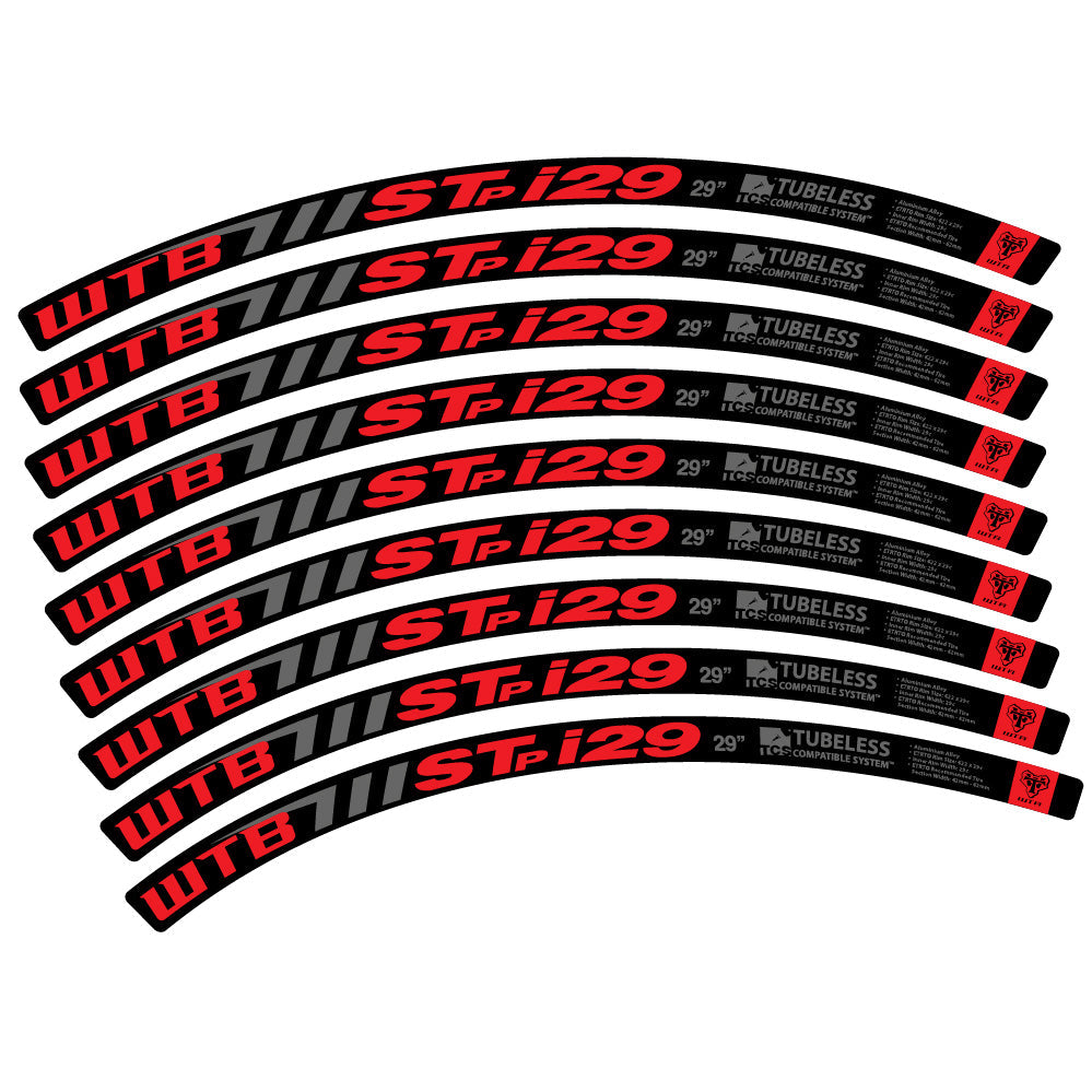 Stickers WTB ST i29 compatibles Autocollants roues VTT 29"