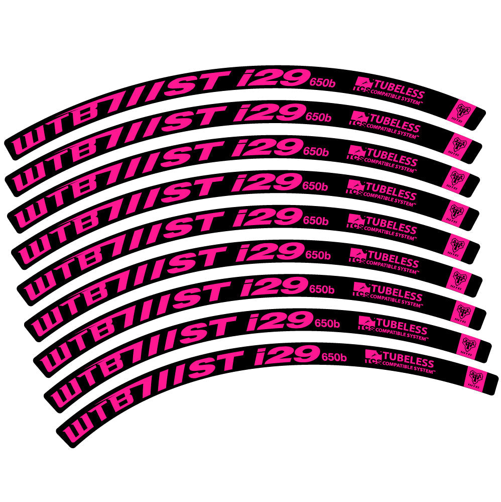 Stickers WTB ST i29 compatibles Autocollants roues VTT 27.5"