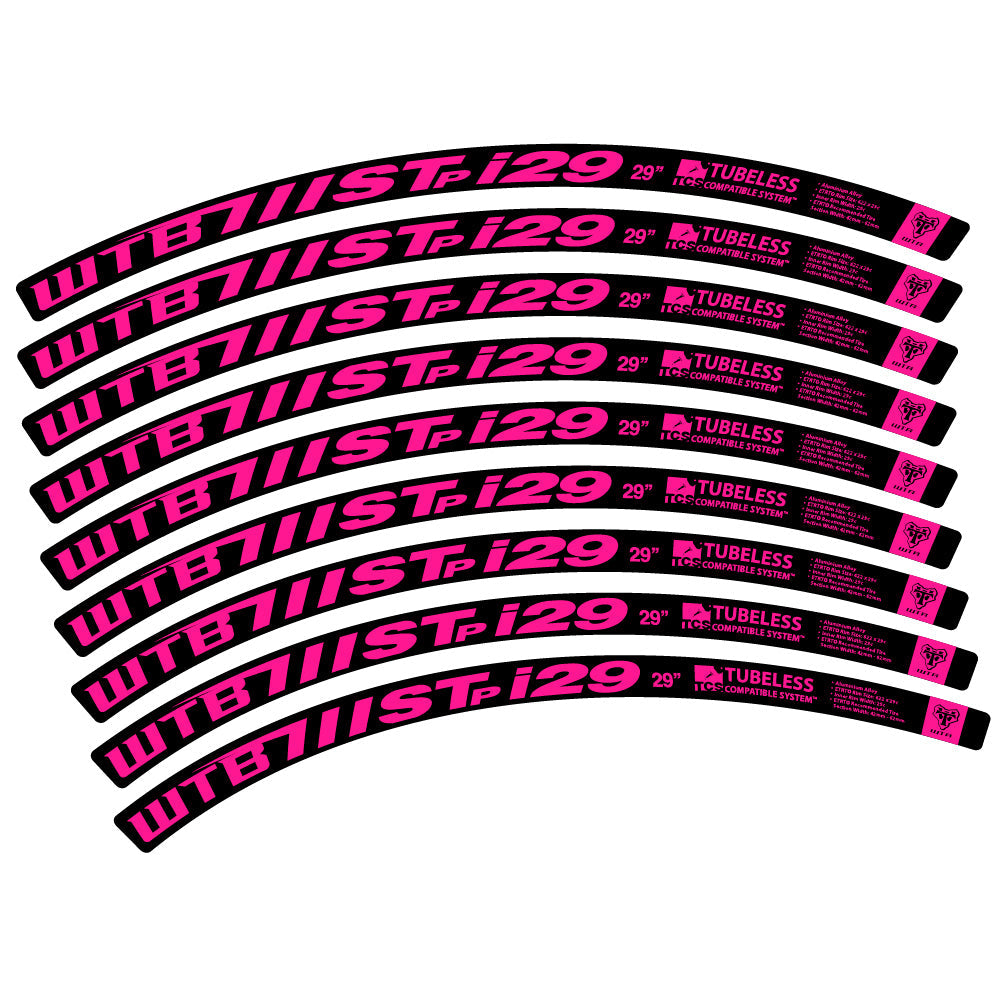 Stickers WTB ST i29 compatibles - Autocollants roue vélo VTT