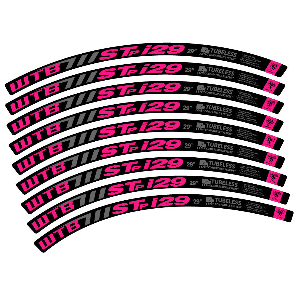 Stickers WTB ST i29 compatibles Autocollants roues VTT 29"