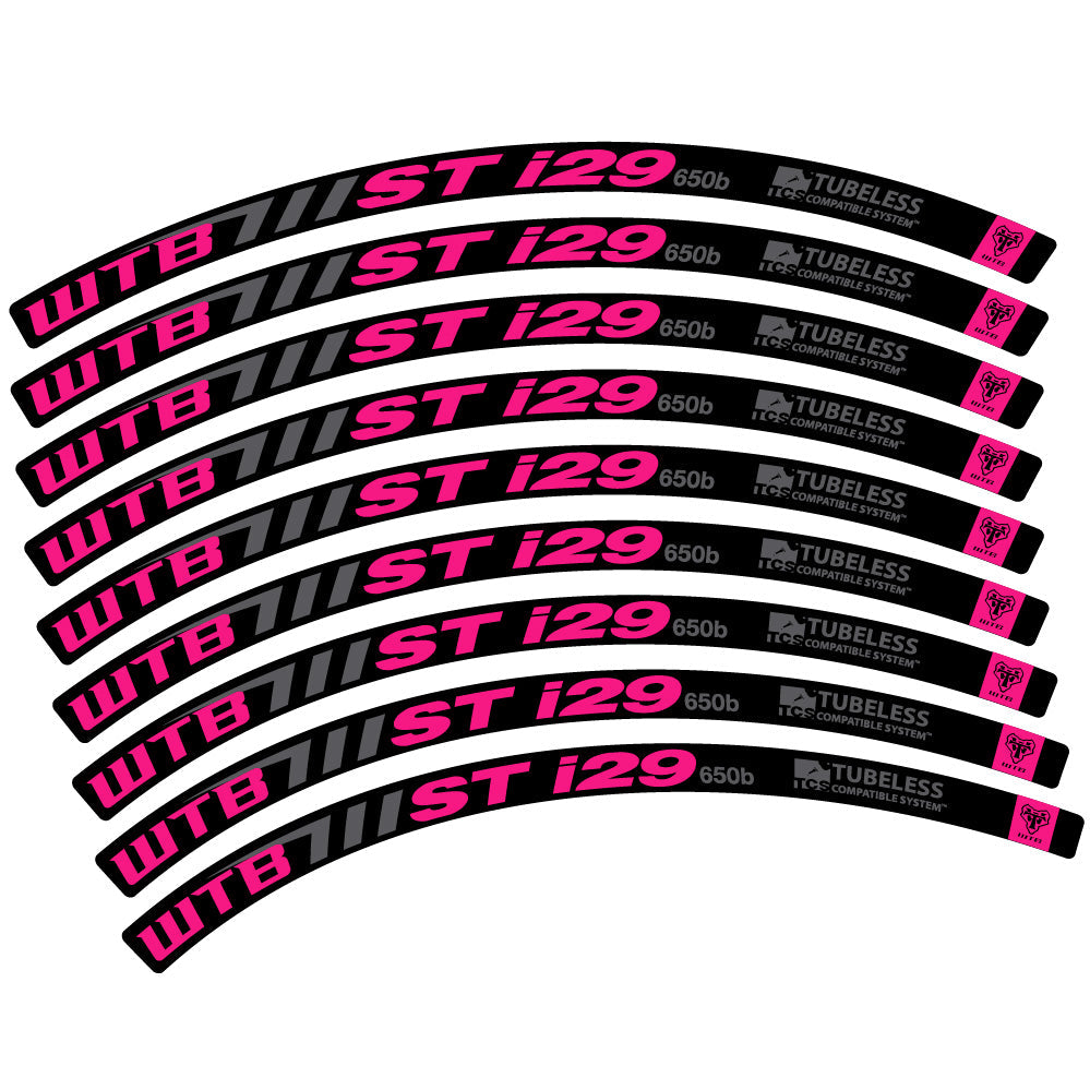 Stickers WTB ST i29 compatibles Autocollants roues VTT 27.5"
