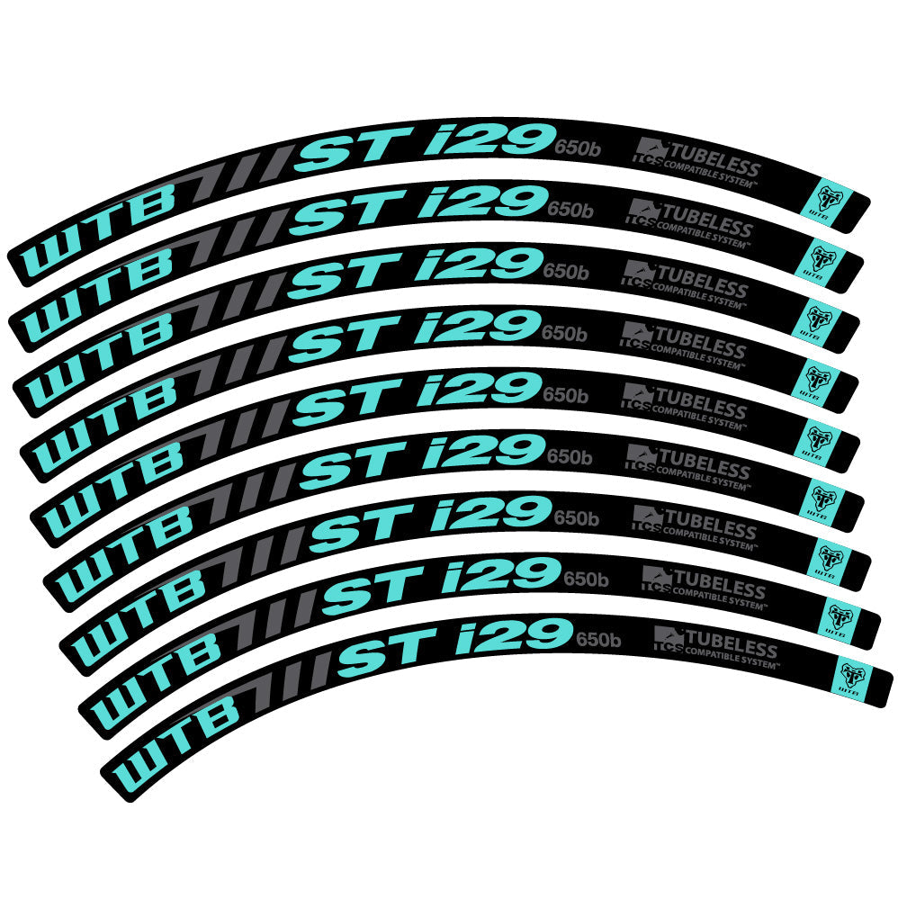 Stickers WTB ST i29 compatibles - Autocollants roue vélo VTT