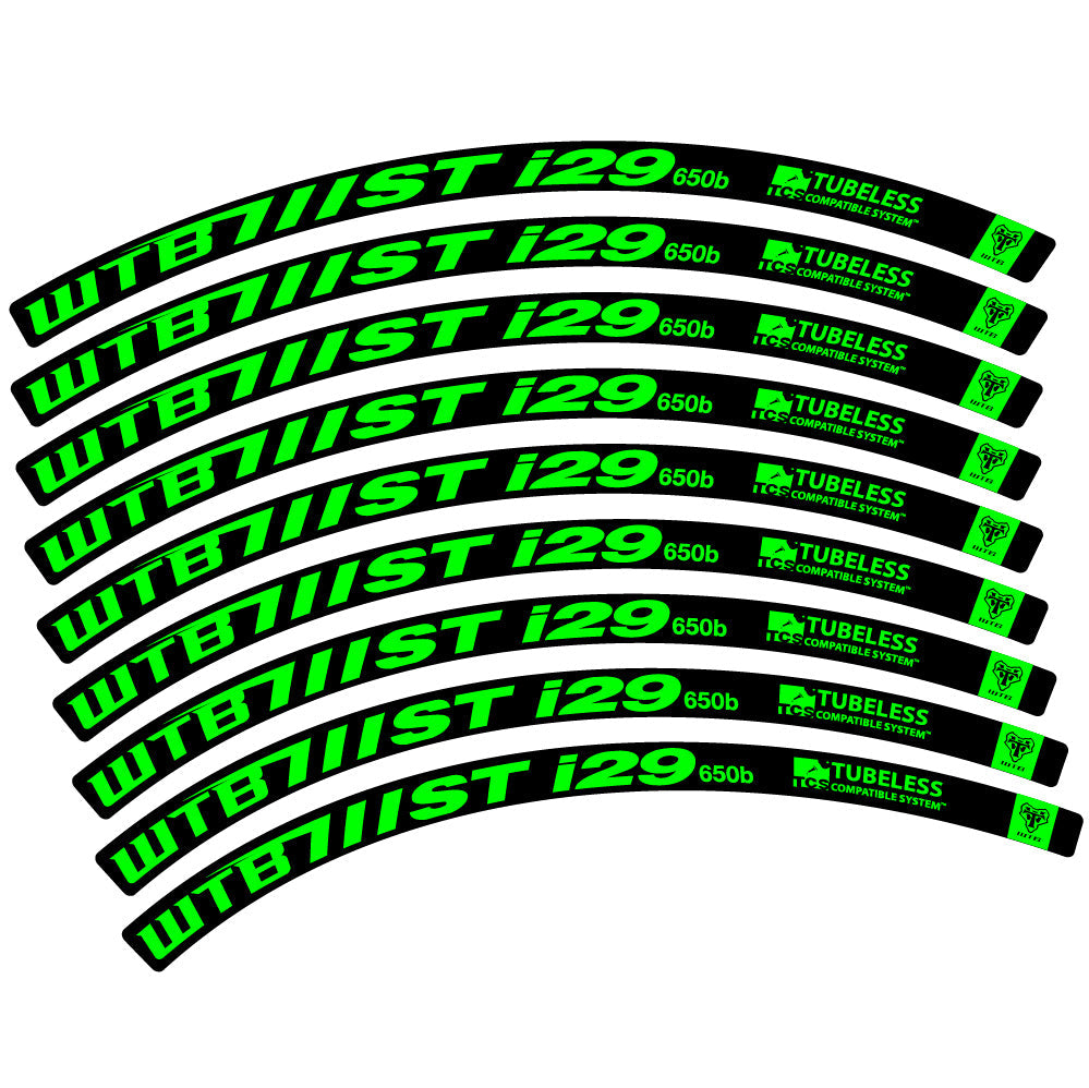 Stickers WTB ST i29 compatibles - Autocollants roue vélo VTT