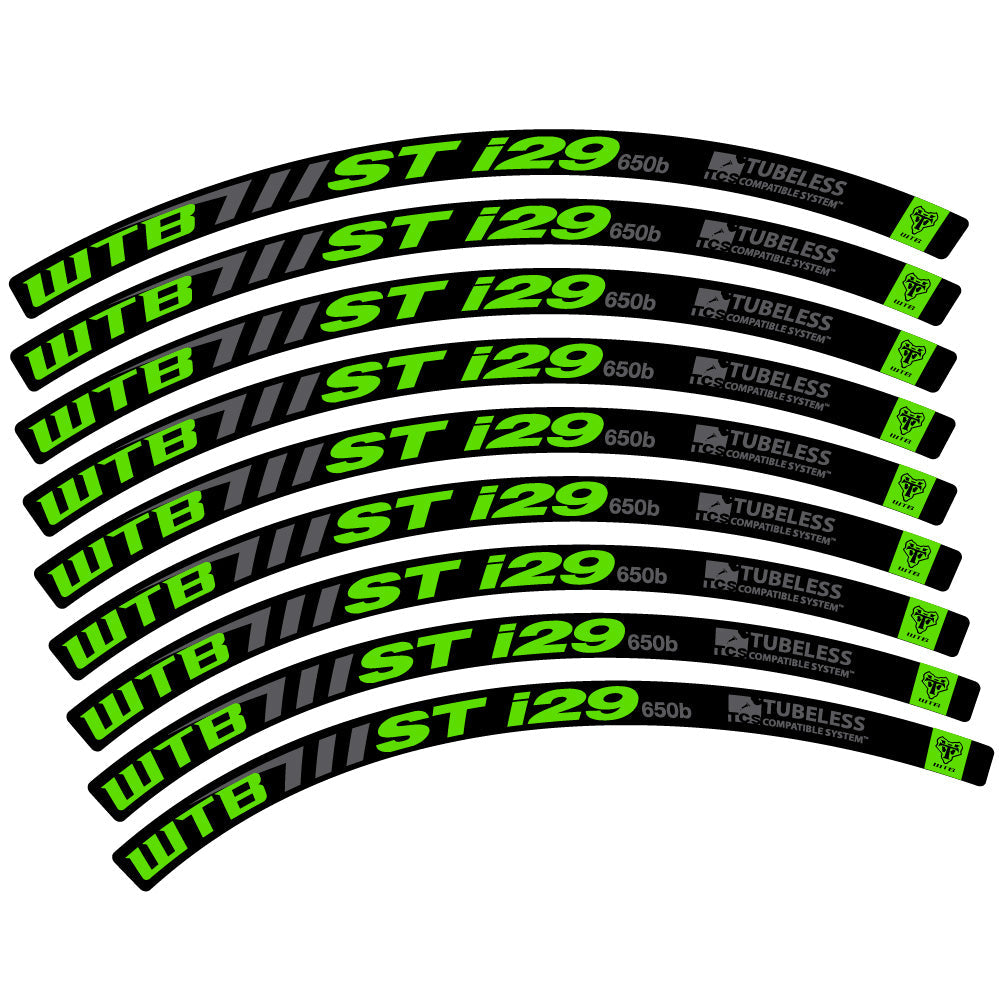 Stickers WTB ST i29 compatibles - Autocollants roue vélo VTT