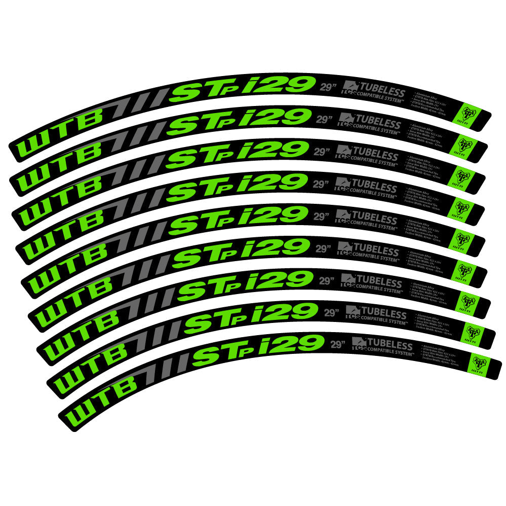 Stickers WTB ST i29 compatibles - Autocollants roue vélo VTT
