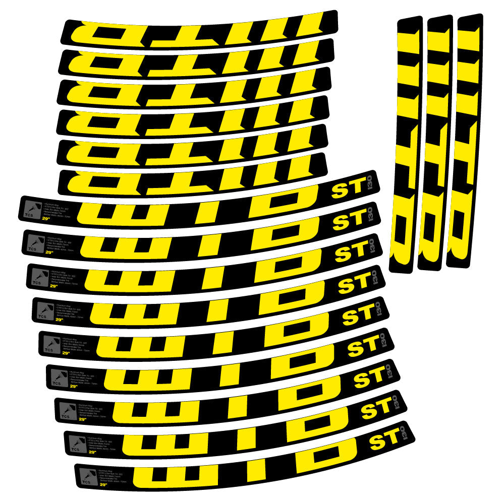Stickers WTB ST i30 compatibles Autocollants roues VTT 29"