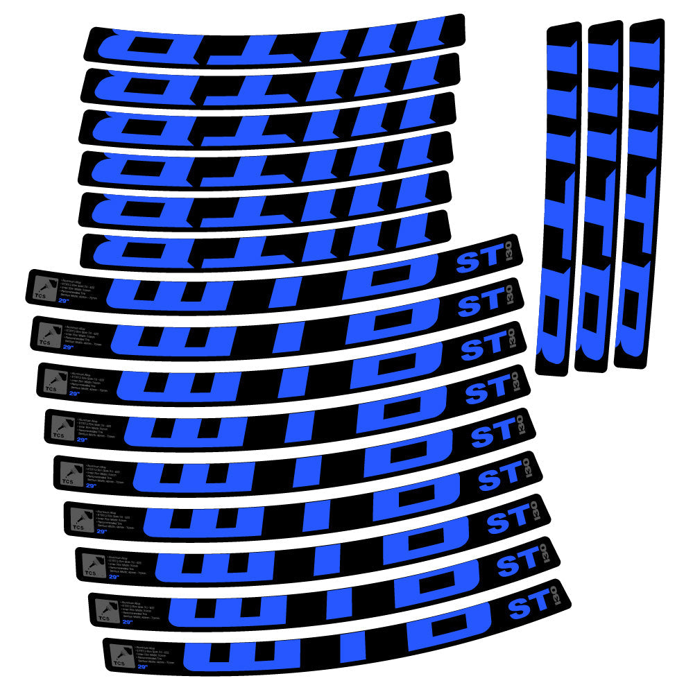 Stickers WTB ST i30 compatibles - Autocollants roue vélo VTT