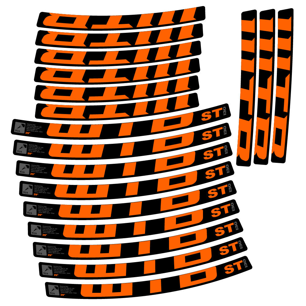 Stickers WTB ST i30 compatibles - Autocollants roue vélo VTT