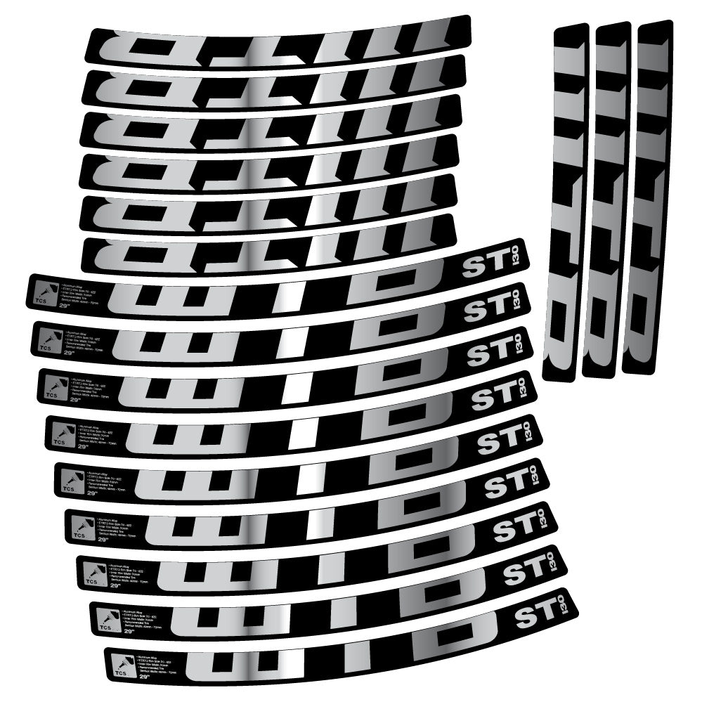 Stickers WTB ST i30 compatibles - Autocollants roue vélo VTT