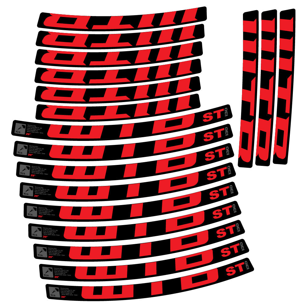 Stickers WTB ST i30 compatibles Autocollants roues VTT 29"