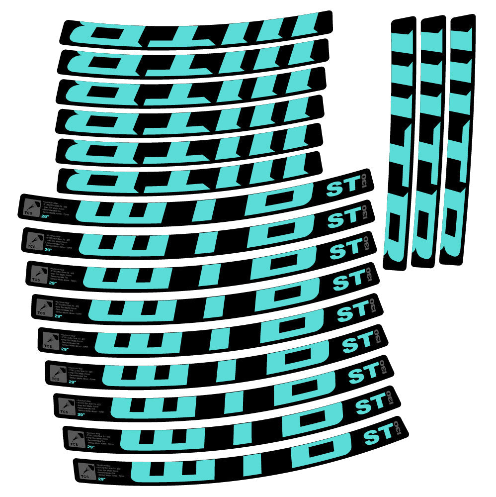 Stickers WTB ST i30 compatibles Autocollants roues VTT 29"