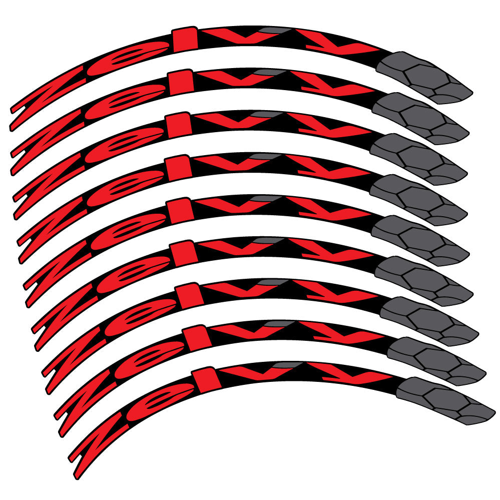 Stickers Zelvy Carbon compatibles Autocollants roues VTT 29"