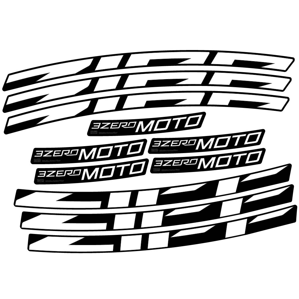 Stickers Zipp 3Zero Moto compatibles Autocollants roues VTT 29"
