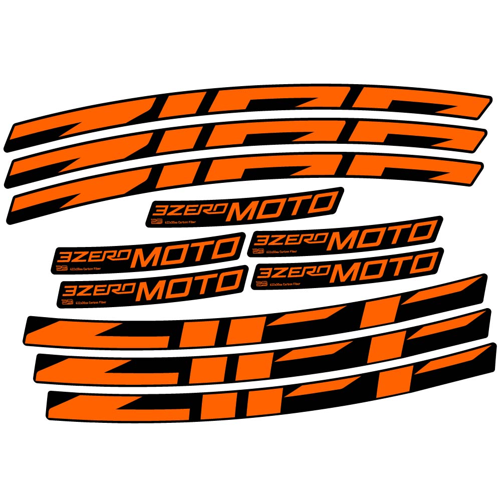 Stickers Zipp 3Zero Moto compatibles Autocollants roues VTT 29"
