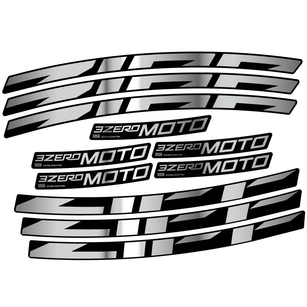 Stickers Zipp 3Zero Moto compatibles Autocollants roues VTT 29"