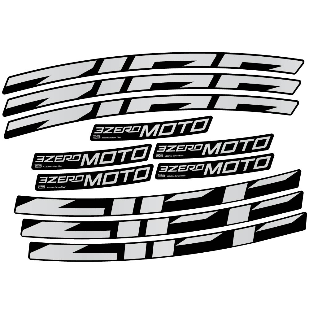 Stickers Zipp 3Zero Moto compatibles Autocollants roues VTT 29"