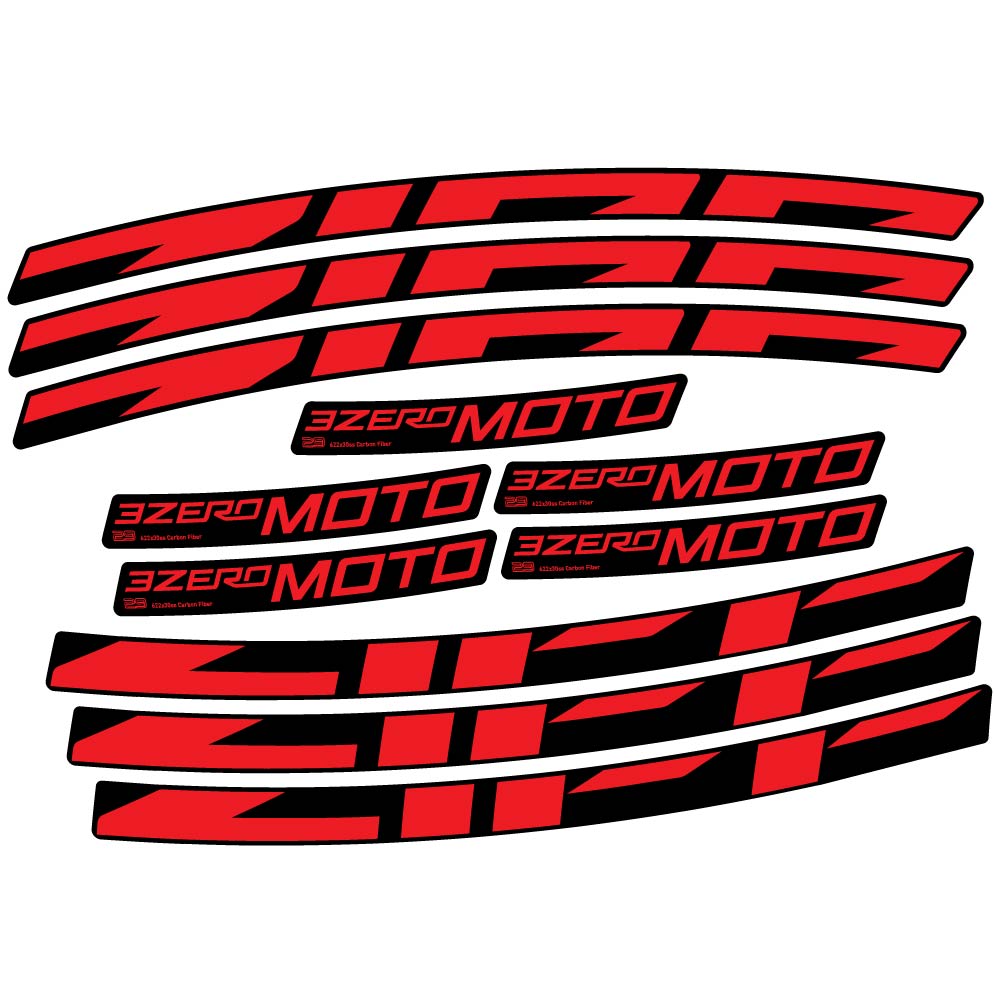 Stickers Zipp 3Zero Moto compatibles Autocollants roues VTT 29"