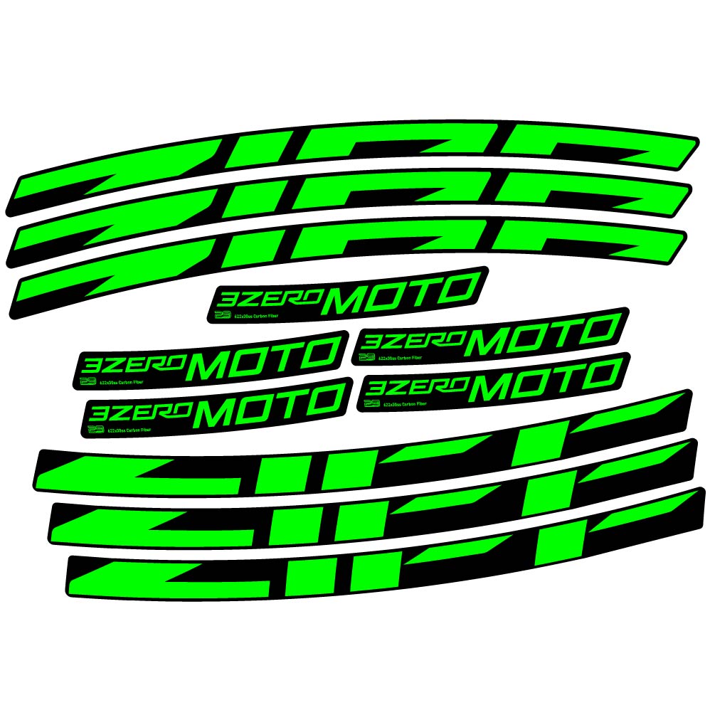 Stickers Zipp 3Zero Moto compatibles Autocollants roues VTT 29"