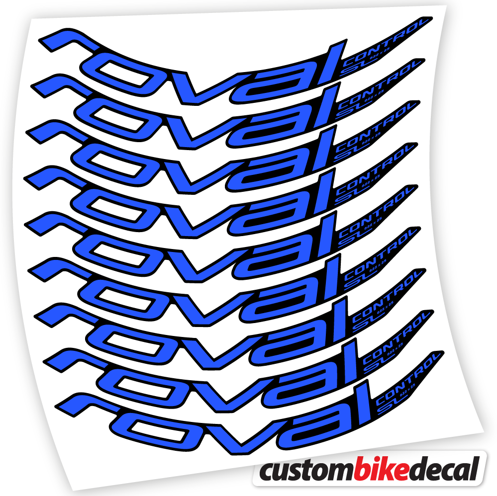 Medium Blue decal for Roval Control SL 2020 Bikes MTB 29 MTB wheel – bike sticker vinyl