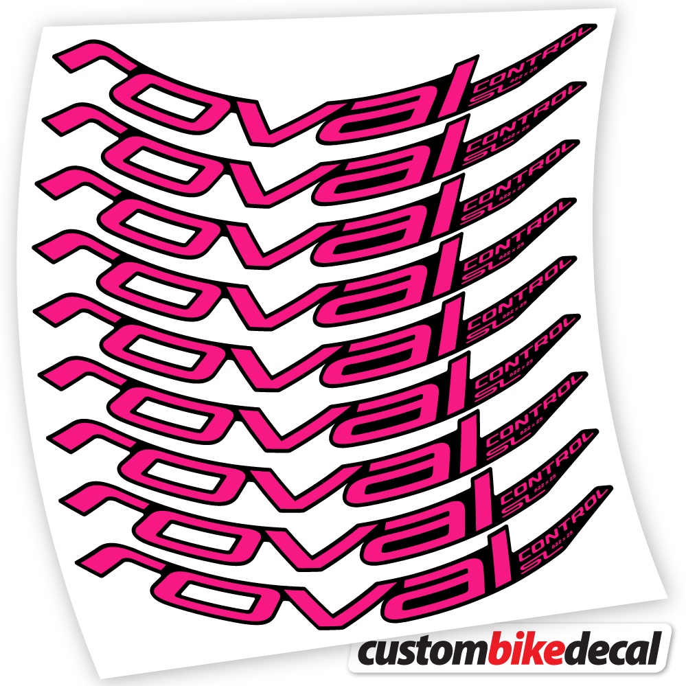 Fuchsia decal for Roval Control SL 2020 Bikes MTB 29 MTB wheel – bike sticker vinyl