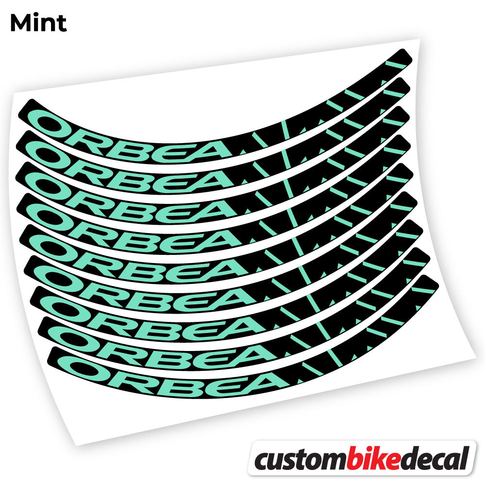 Mint decal for Orbea Alma MTB wheel – bike sticker vinyl