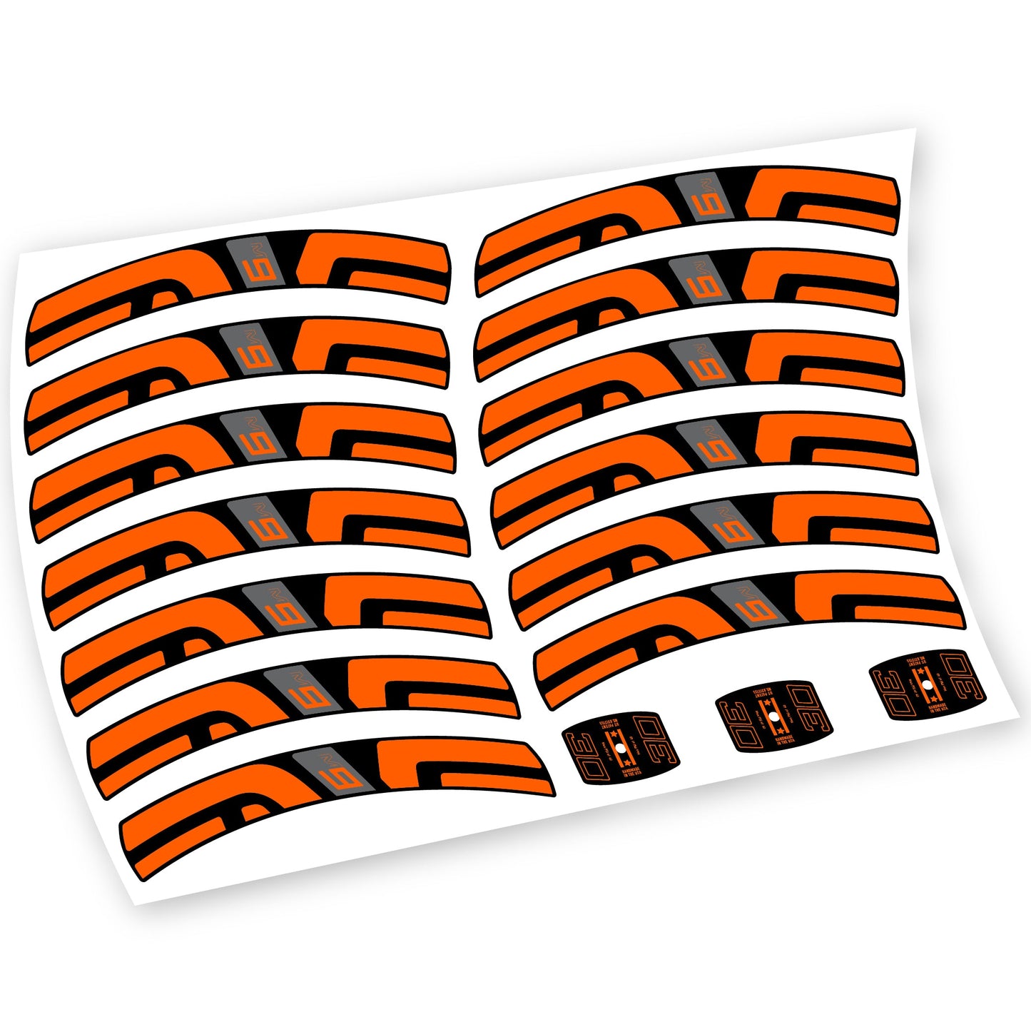 Stickers Enve M9 M930 compatibles Autocollants roues VTT