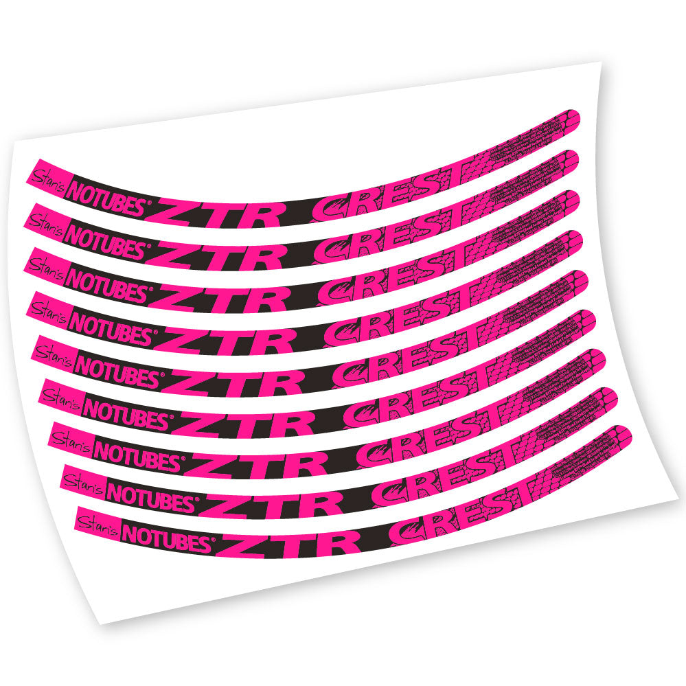 Stickers Notubes ZTR Crest compatibles Autocollants roues VTT 26"