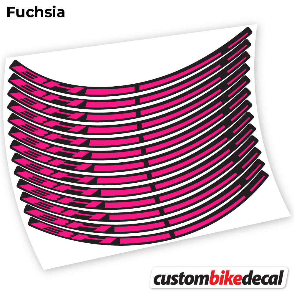 Fuchsia decal for BH MTB wheel – bike sticker vinyl