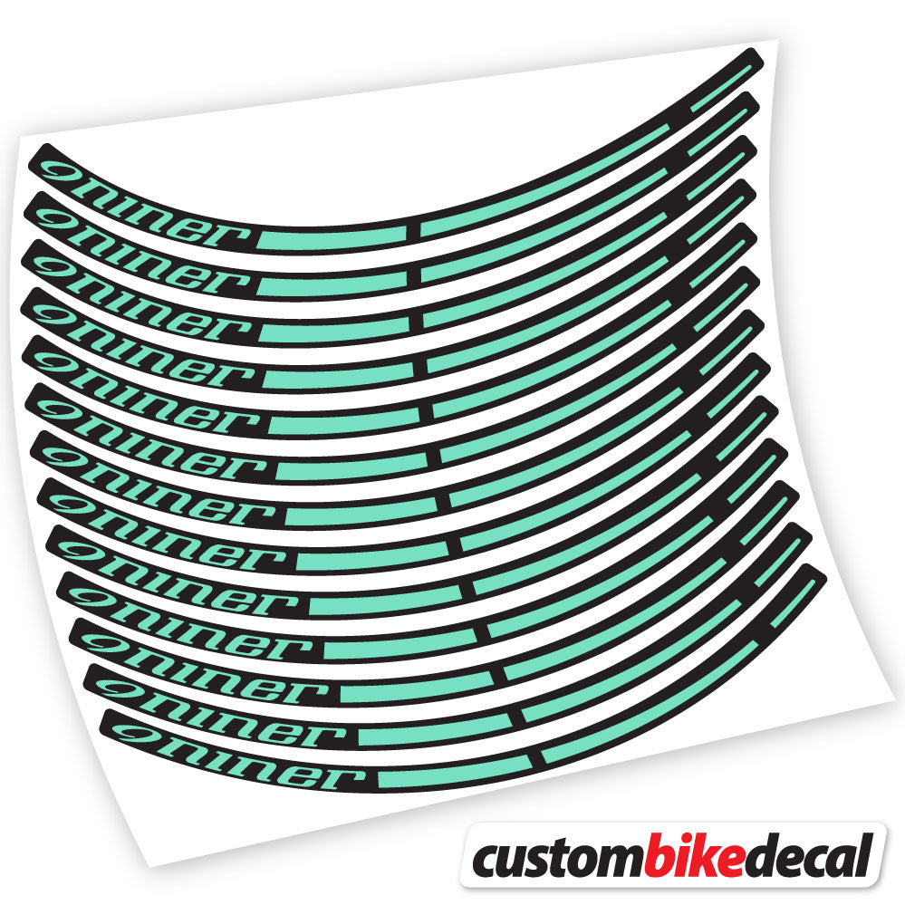 Mint decal for Niner MTB wheel – bike sticker vinyl