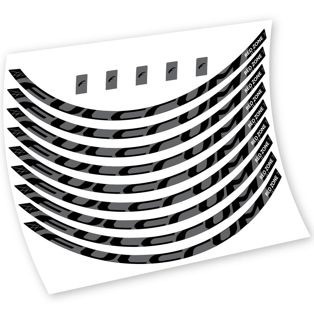 Stickers Fulcrum Red Zone 7 compatibles Autocollants roues VTT
