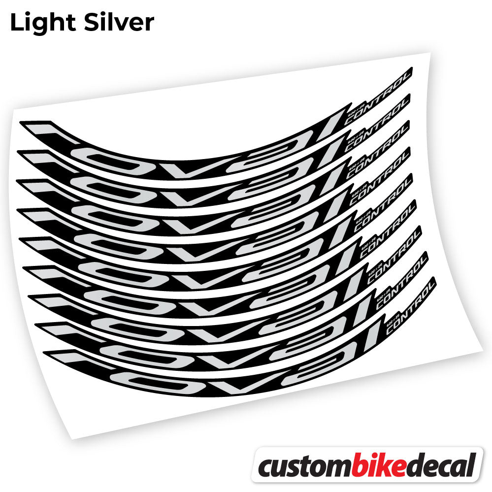Light Silver decal for Roval Control Carbon 2021 MTB wheel – bike sticker vinyl