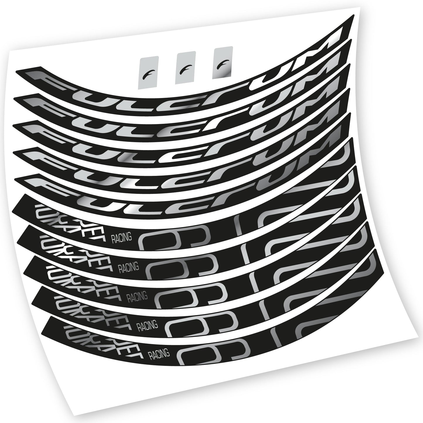 Stickers Fulcrum Racing 6 compatibles Autocollants roues VTT
