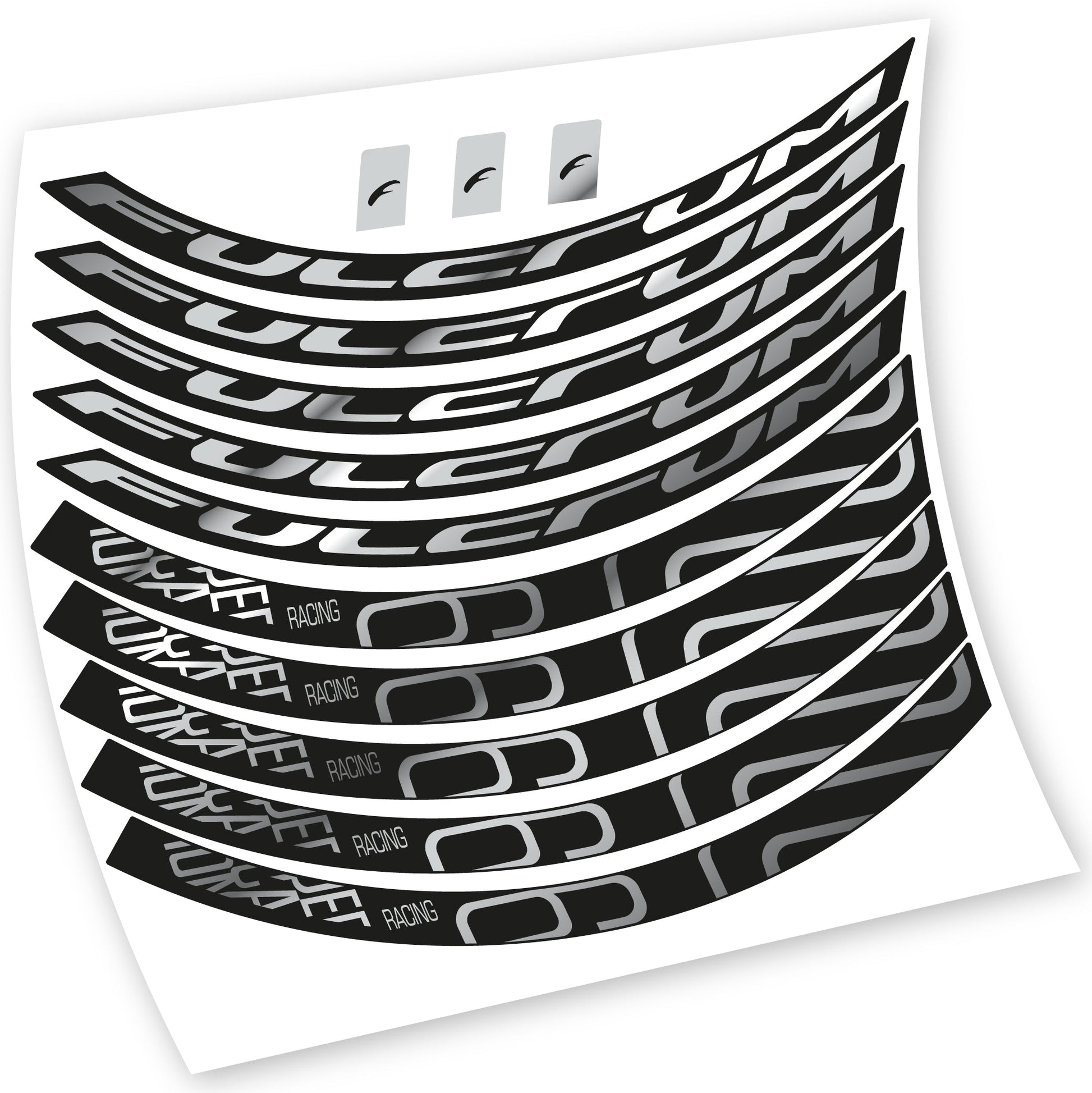 Stickers Fulcrum Racing 6 compatibles Autocollants roues VTT