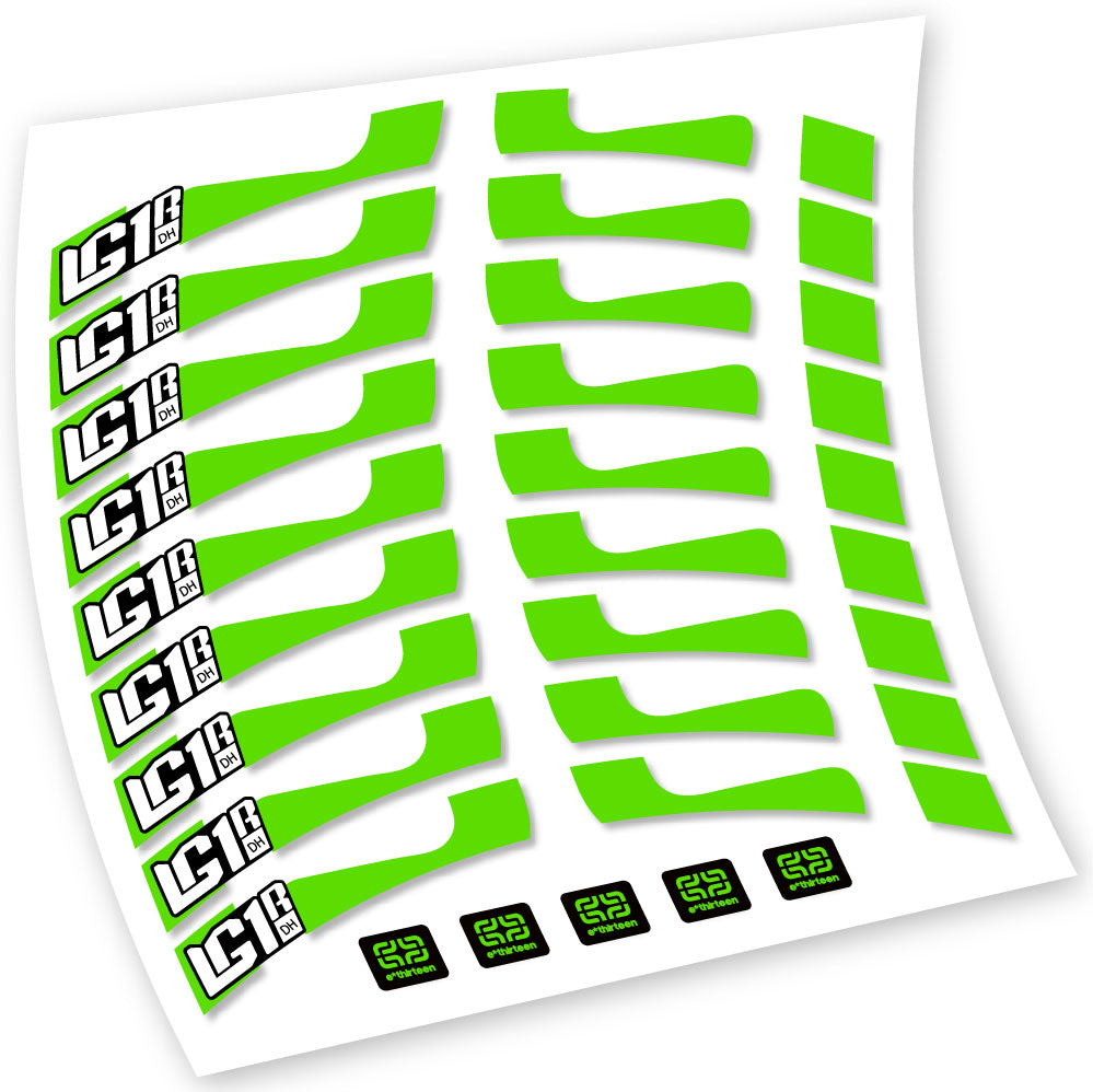 Stickers EThirteen LG1 DH compatibles Autocollants roues VTT