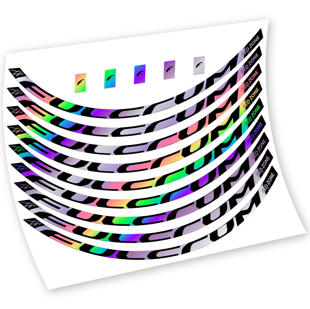 Stickers Fulcrum Red Zone 7 compatibles Autocollants roues VTT