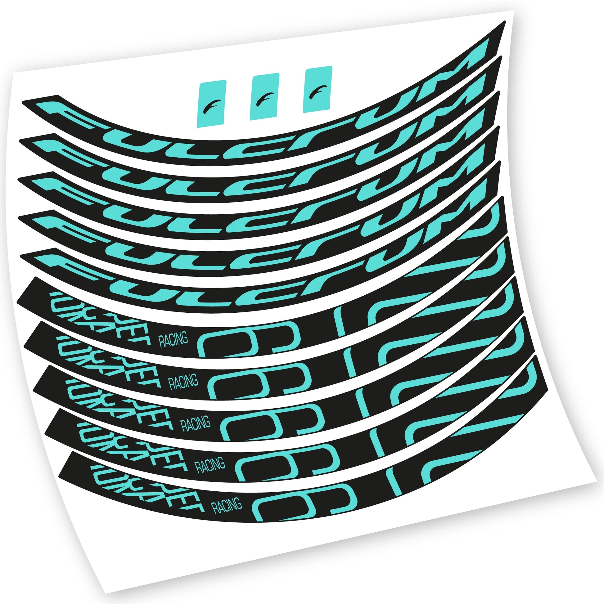 Stickers Fulcrum Racing 6 compatibles Autocollants roues VTT
