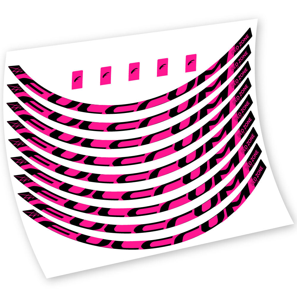 Stickers Fulcrum Red Zone 7 compatibles Autocollants roues VTT