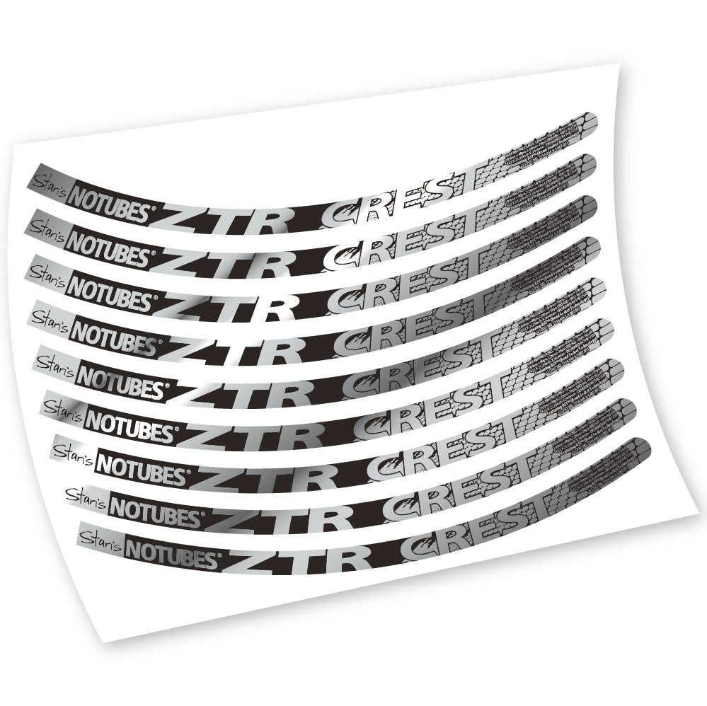 Stickers Notubes ZTR Crest compatibles Autocollants roues VTT 26"