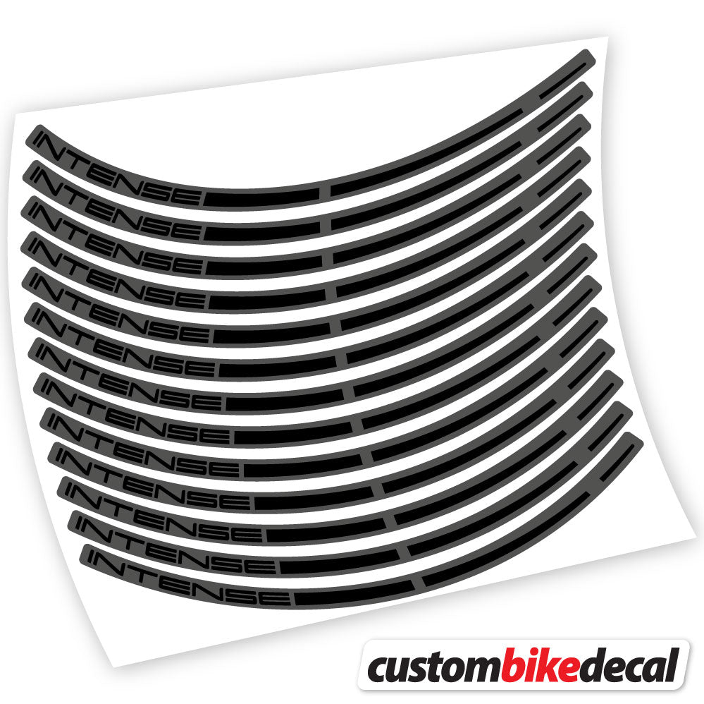 Decal for Intense MTB wheel – bike sticker vinyl, view 3