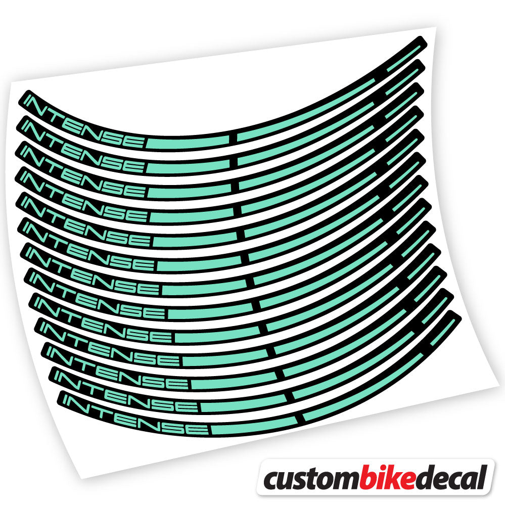 Mint decal for Intense MTB wheel – bike sticker vinyl