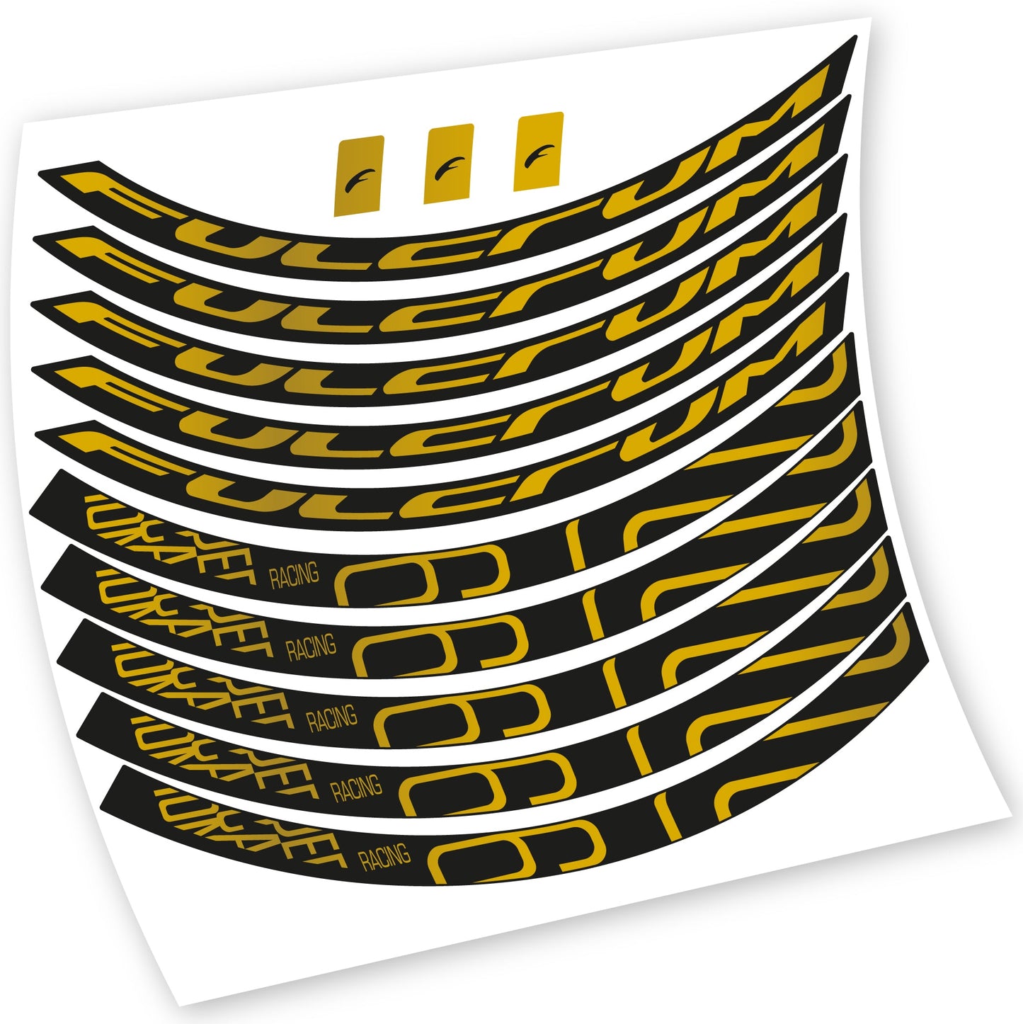 Stickers Fulcrum Racing 6 compatibles Autocollants roues VTT