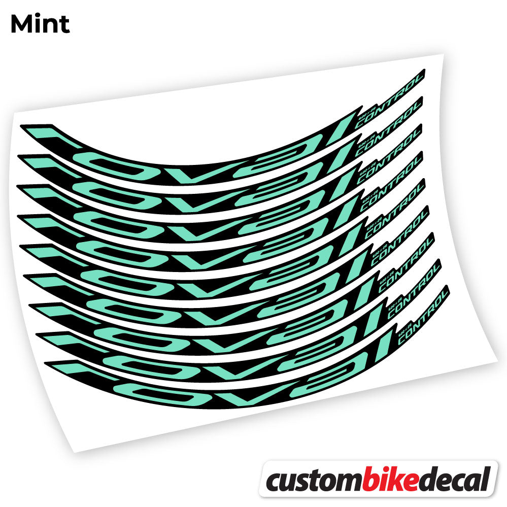 Mint decal for Roval Control Carbon 2021 MTB wheel – bike sticker vinyl